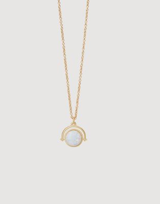 Sea La Vie Necklace To The Moon Back Reversible