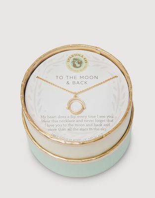 Sea La Vie Necklace To The Moon Back Reversible