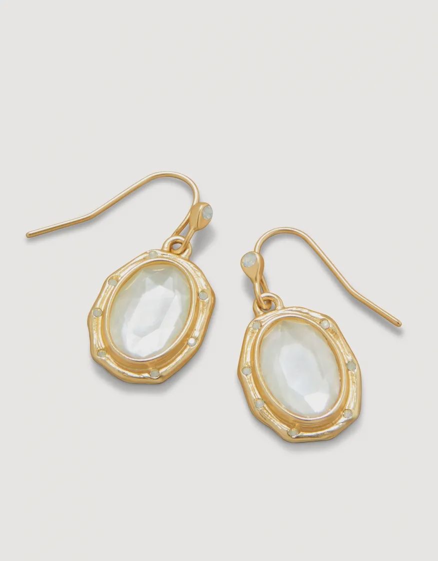 Sand Bar Drop Earrings Mother-Of-Pearl