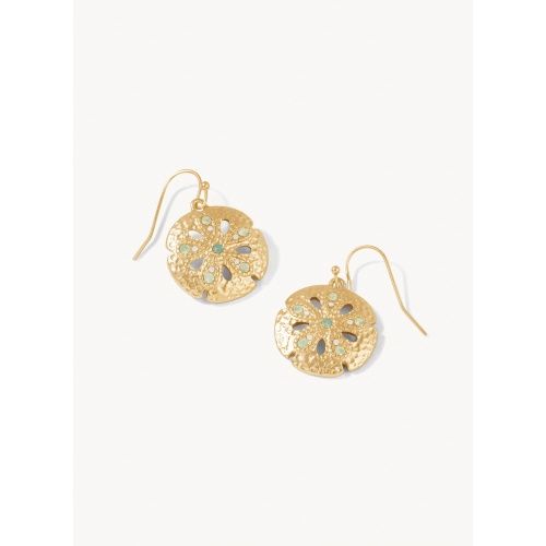 Sand Dollar Earrings Opal