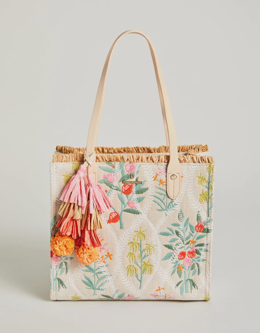 Box Tote Queenie Topiary Flax