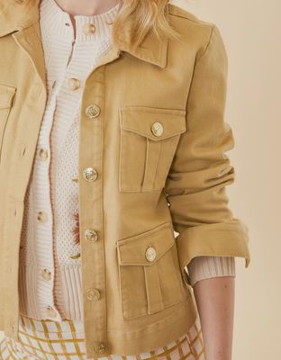 Marlie Twill Jacket Khaki