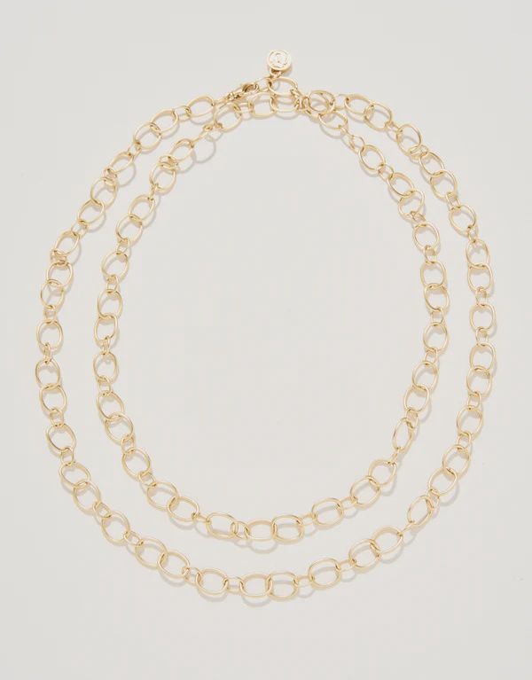 Appoline Chain Necklace 36&quot; Gold