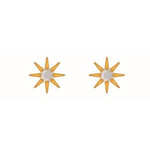 SP Star Bright Stud Earrings Crystal/Star