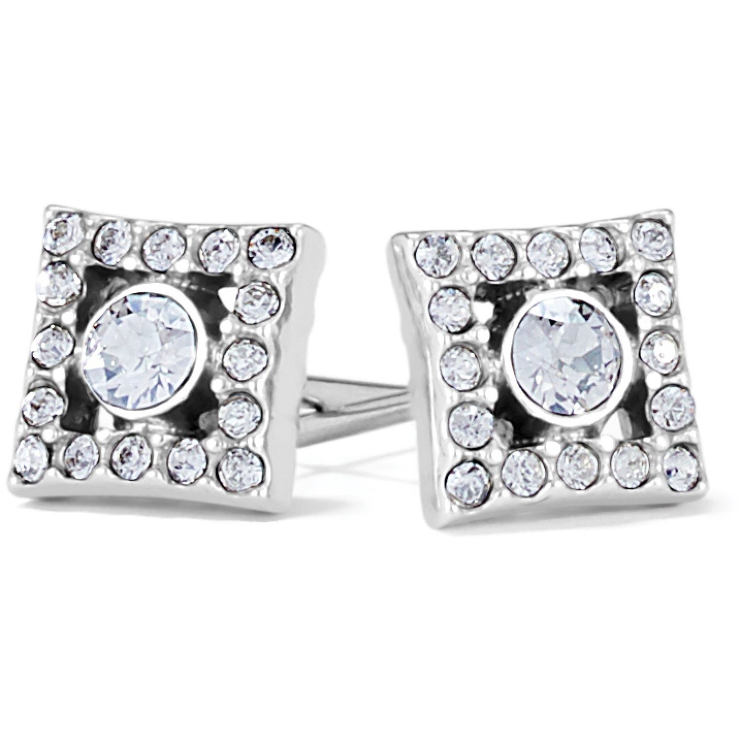 Illumina Diamond Post Earrings - Silver