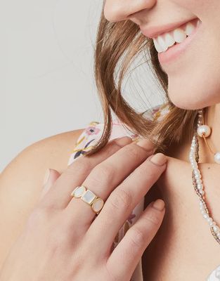 Maera Band Ring Mother-of-Pearl