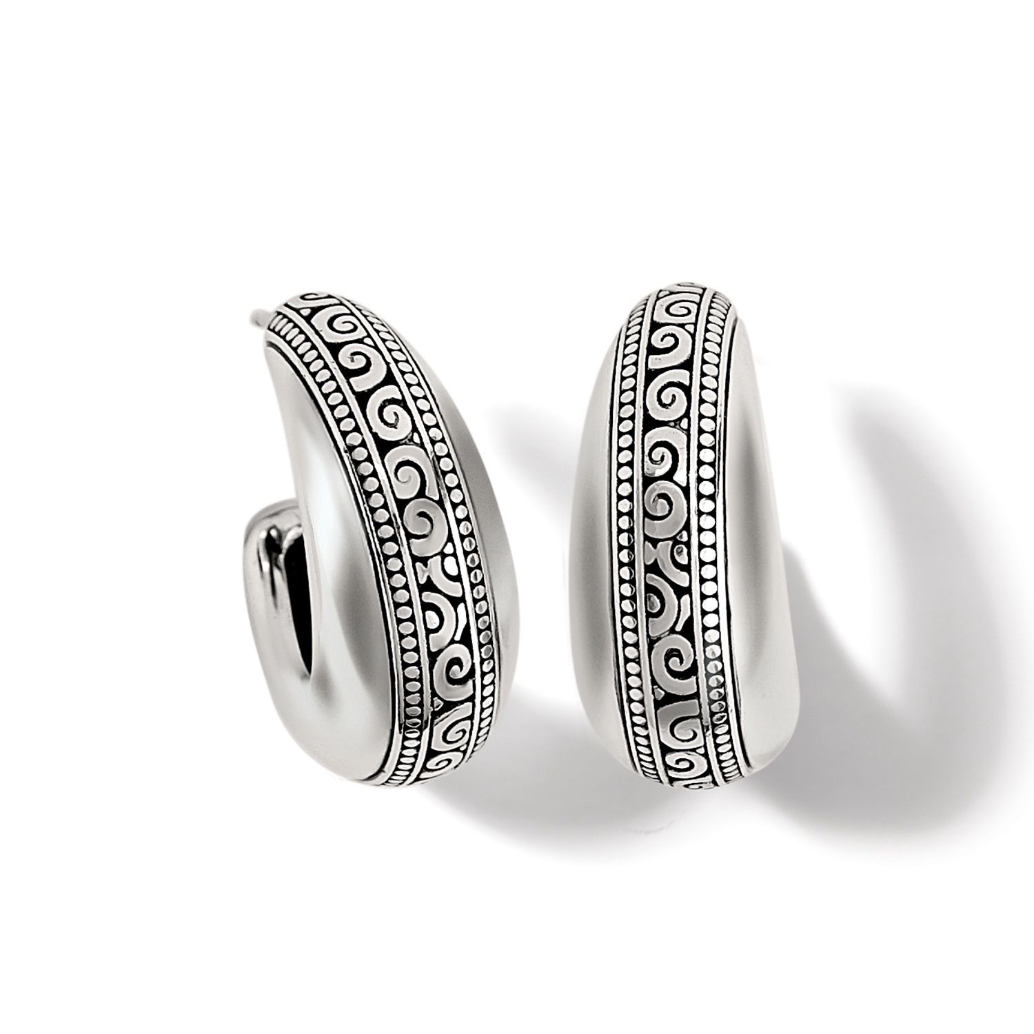 Mingle Adore Hoop Earrings - Silver