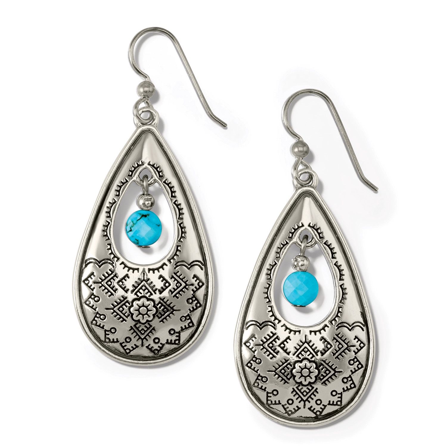 DNR-Mosaic Paseo Teardrop French Wire Earrings