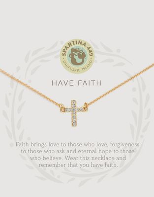 Sea La Vie Necklace Have Faith/Cross