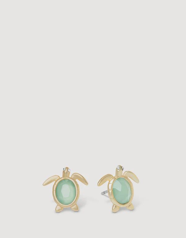 Sea La Vie Stud Earrings Sea Turtle