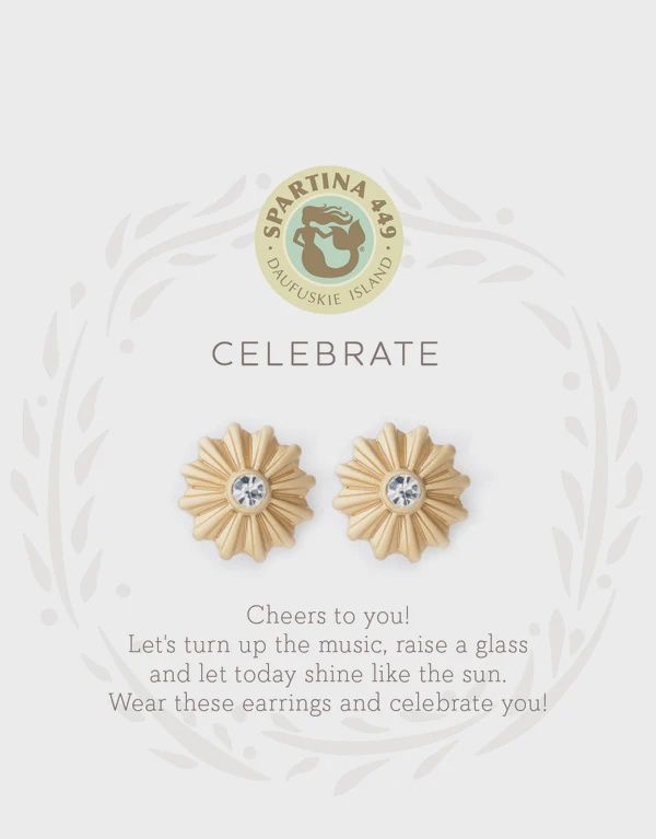 Sea La Vie Stud Earrings Celebrate/Sunburst
