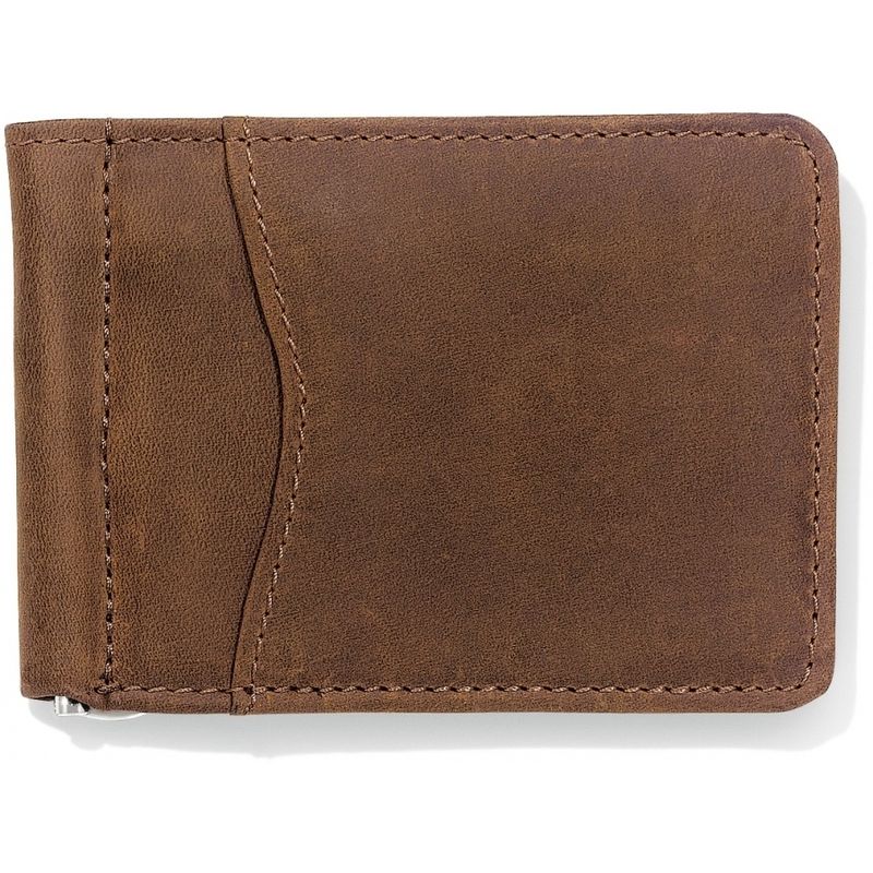 Vanderbilt Money Clip Wallet - Brown