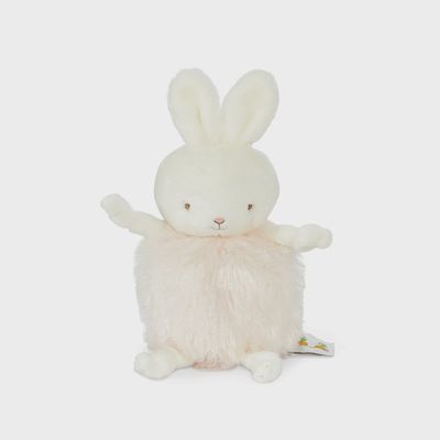Bunnies by the Bay Roly Poly stuffed bunny in blossom pink, shown as a studio product shot against a plain background