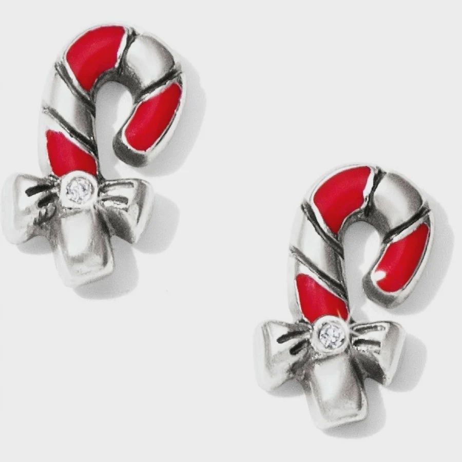 Christmas Candy Cane Mini Post Earrings