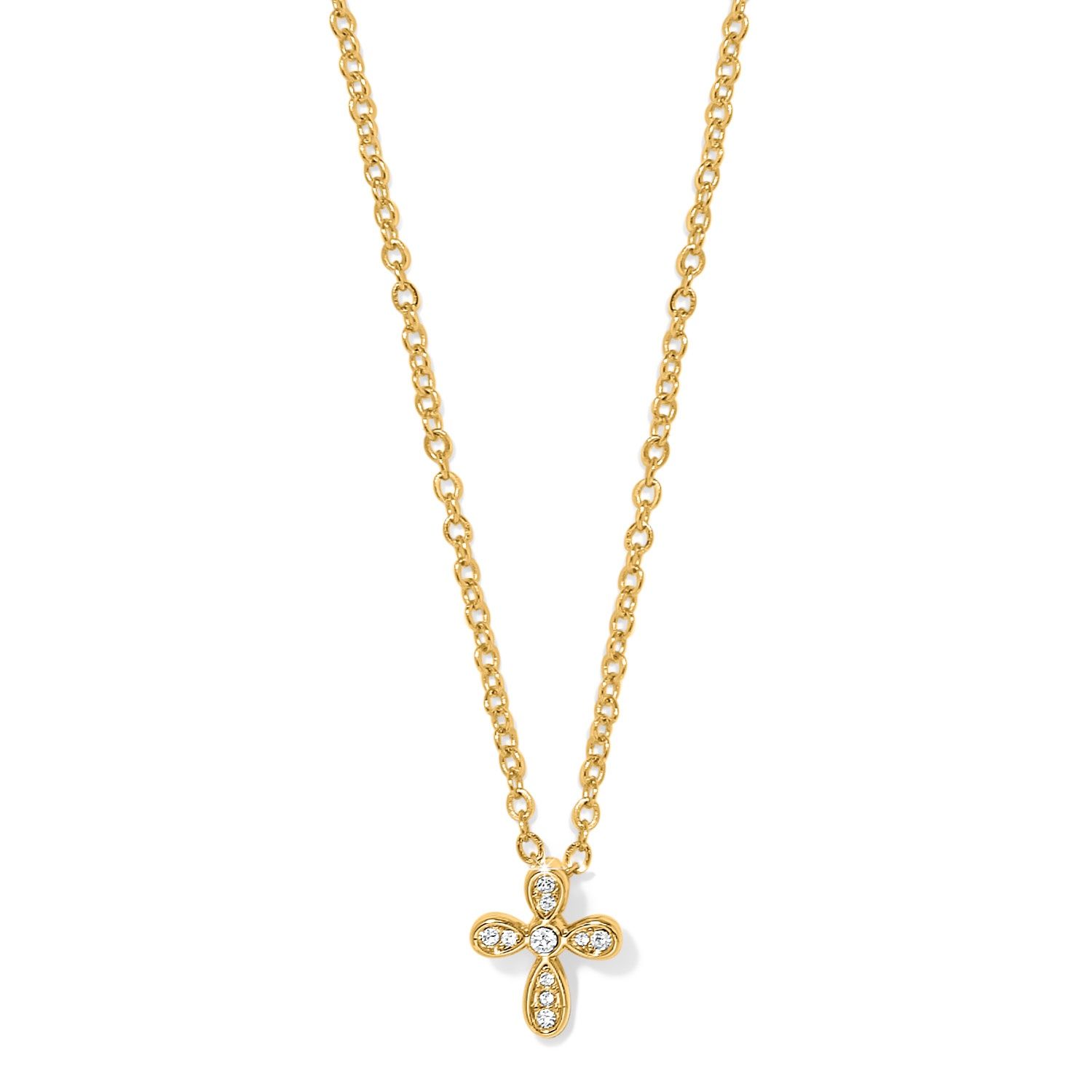 Enchanting Cross Necklace - Gold