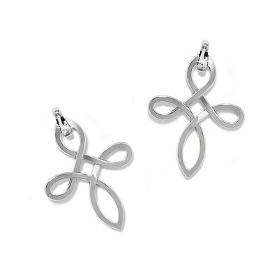 Illumina Ribbon Post Drop Earrings