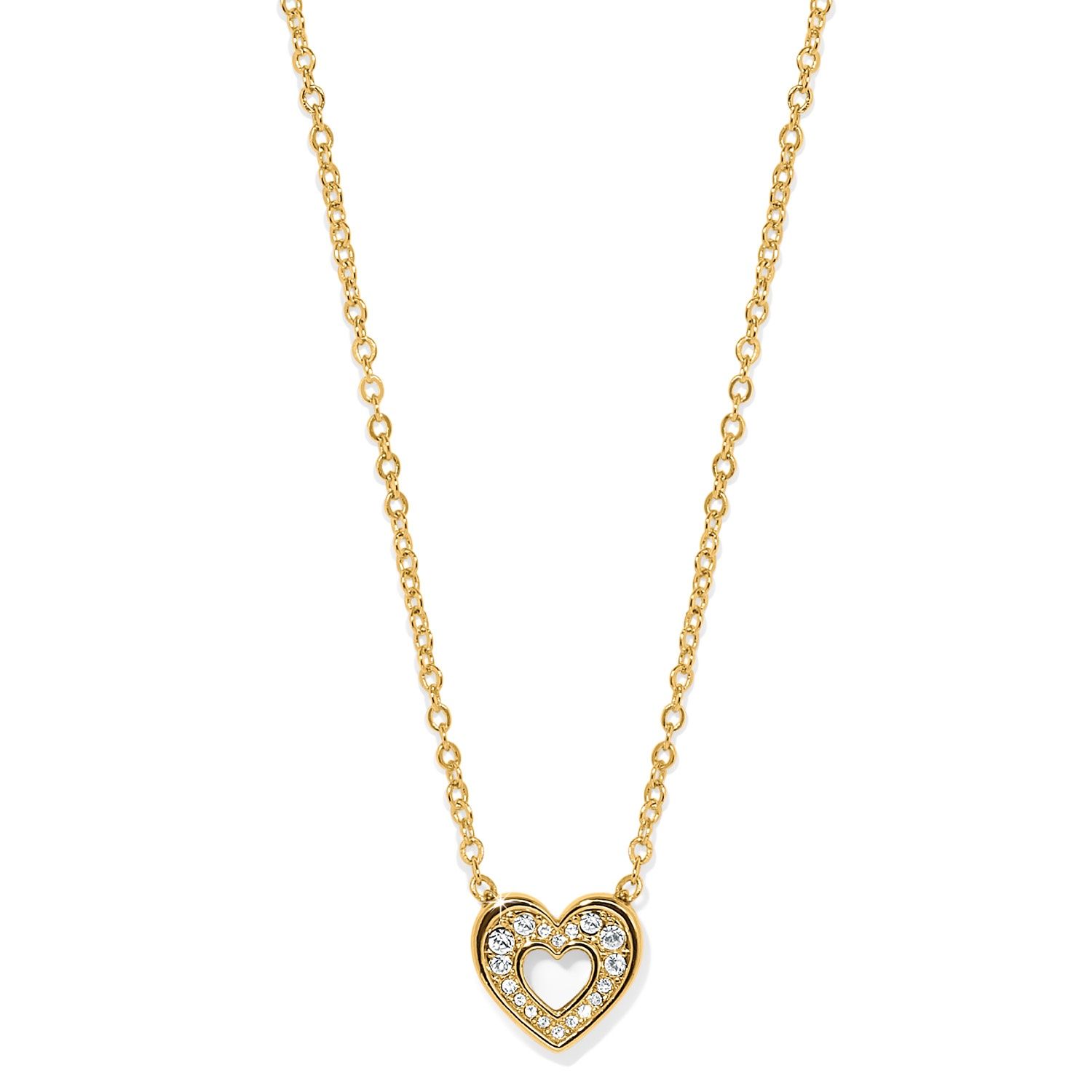 Enchanting Heart Necklace - Gold