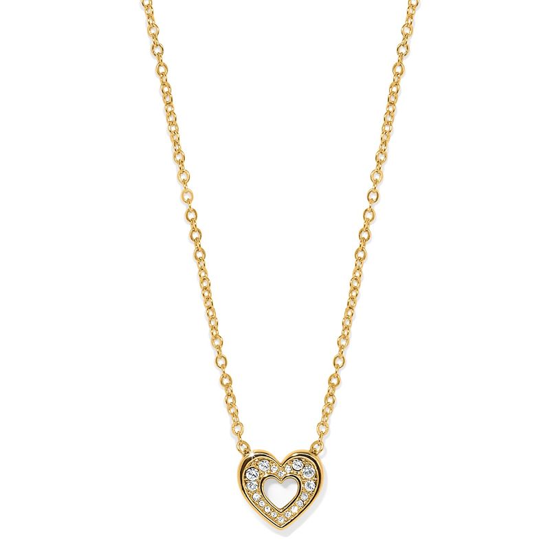 Enchanting Heart Necklace - Gold