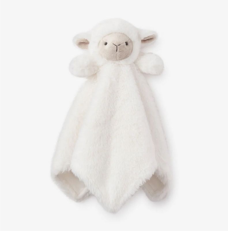 Plush Lamb Baby Security Blanket