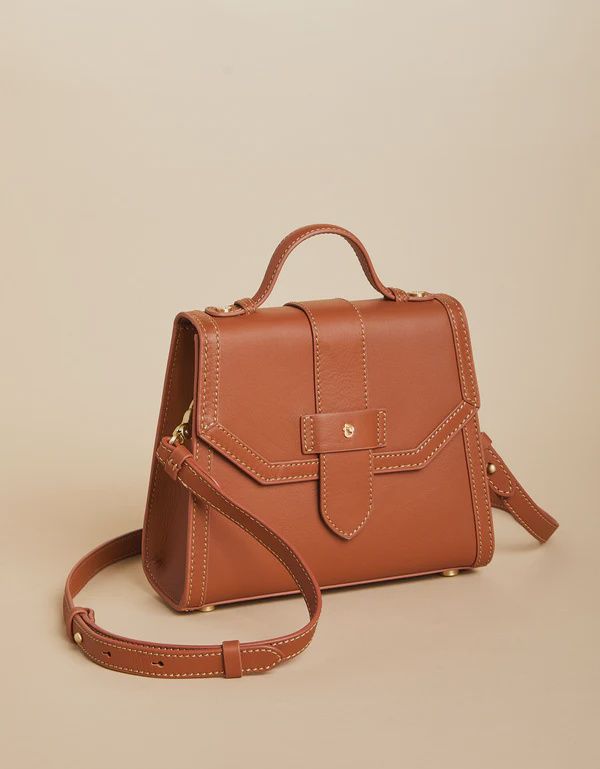 Siren Sara Satchel Crossbody Chestnut