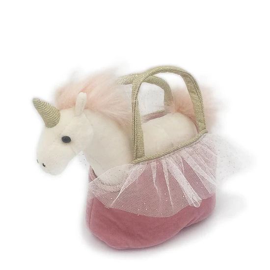 &#39;Ophelia&#39; Unicorn Plush Doll &amp; Toy Purse