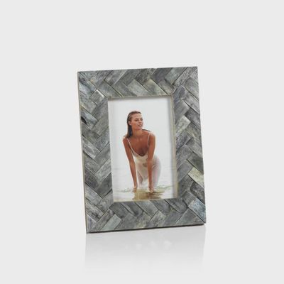 Mayfair Woven Bone Photo Frame