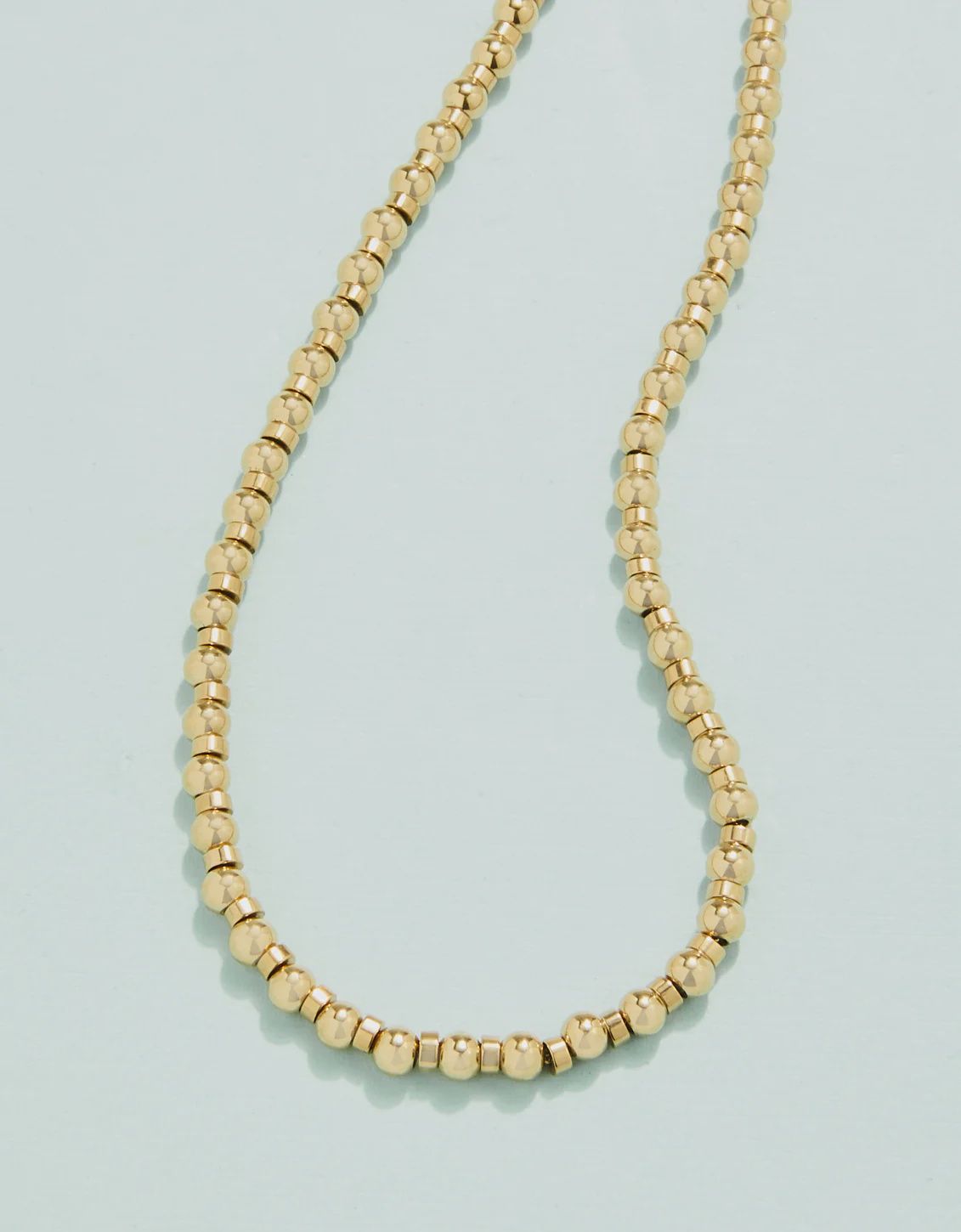 Shelter Cove Necklace Gold 16&quot; 4mm