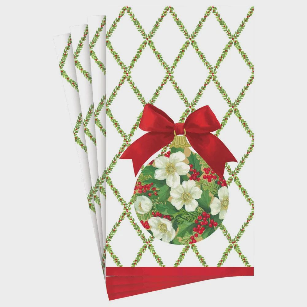 Ornament and Trellis Paper Guest Towel Napkins