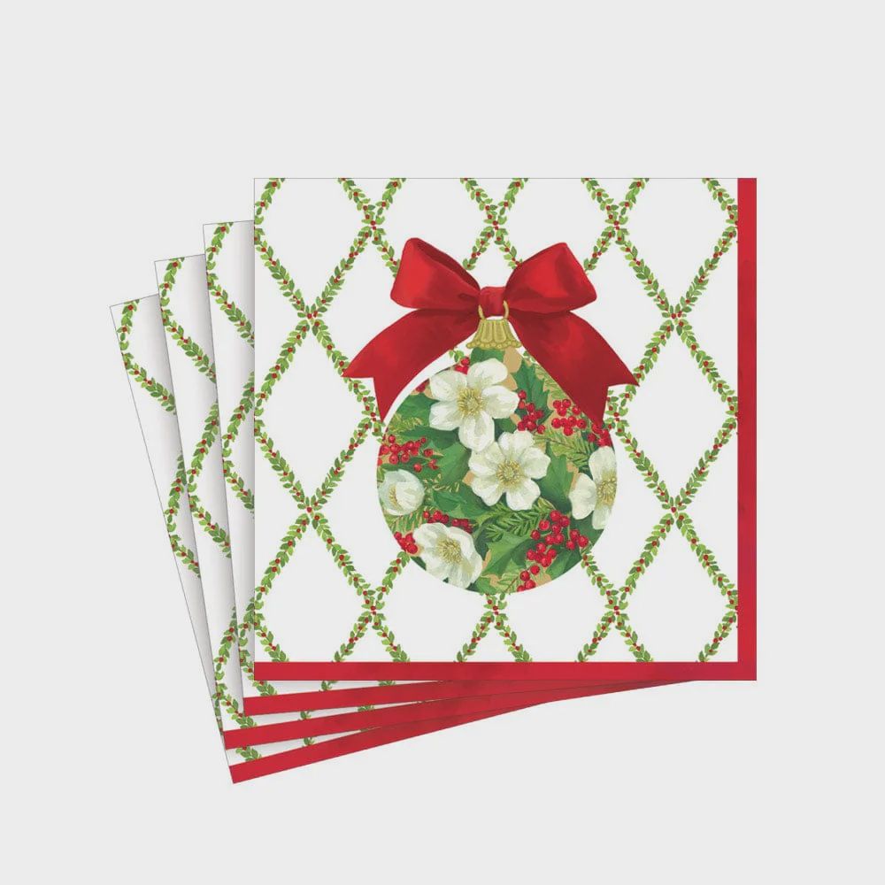 Ornament and Trellis Paper Cocktail Napkins