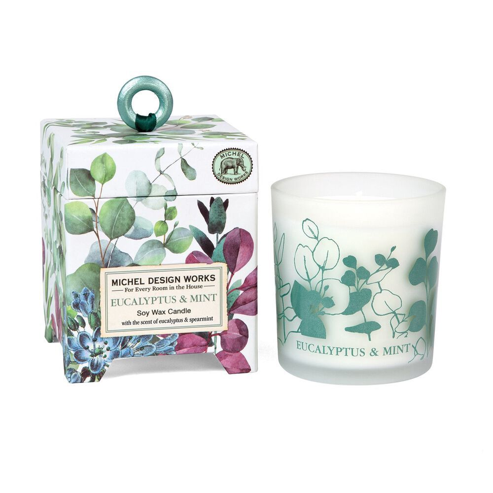 Eucalyptus &amp; Mint 6.5 oz Soy Wax Candle