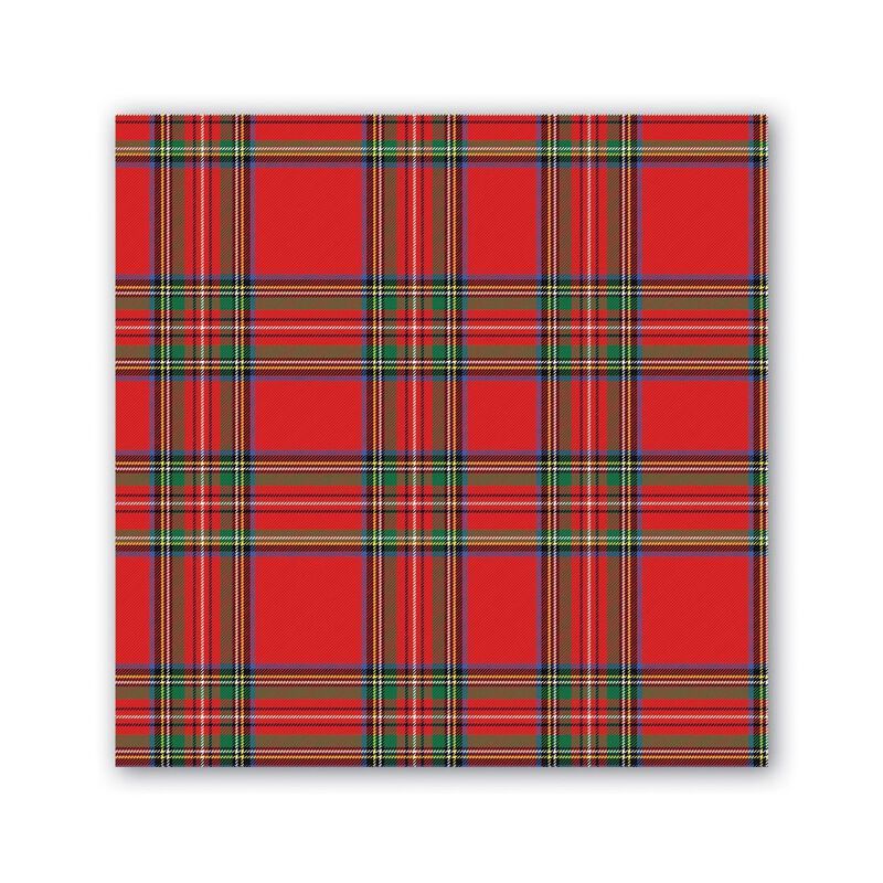 Tartan Cocktail Napkins