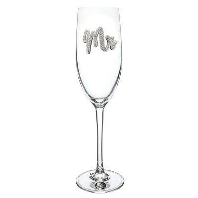 The Queens Jewel's Mr. Champagne Flute Elegant Drinkware