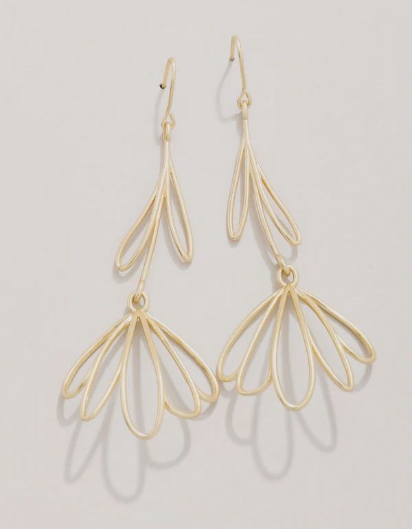 Dippy Daisy Earrings Gold