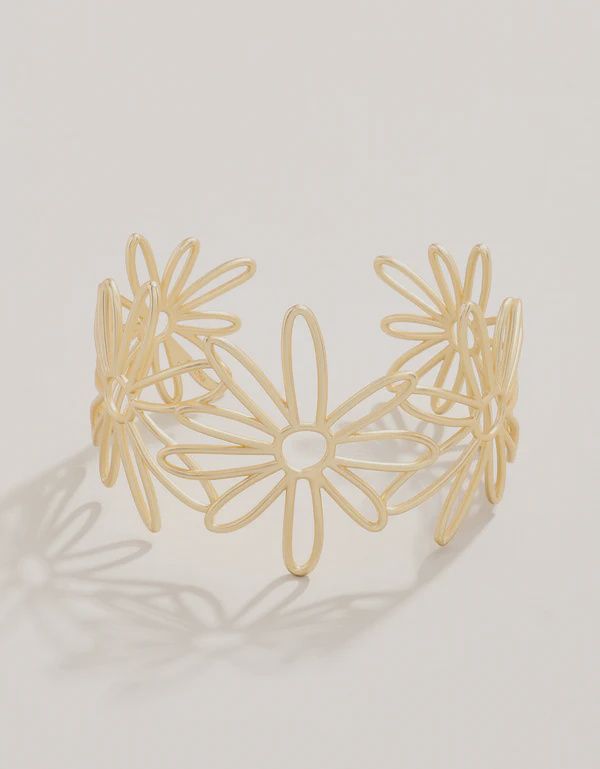 Happy Daisy Cuff Gold