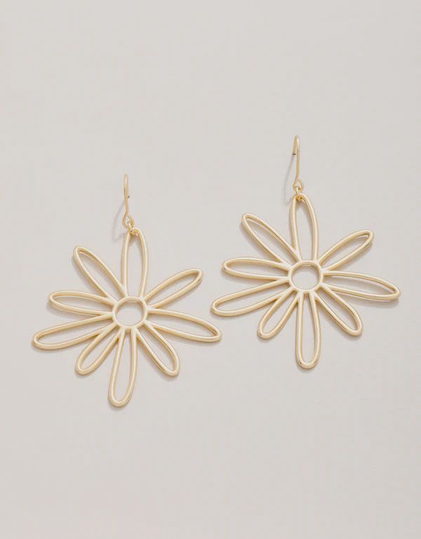 Happy Daisy Earrings Gold