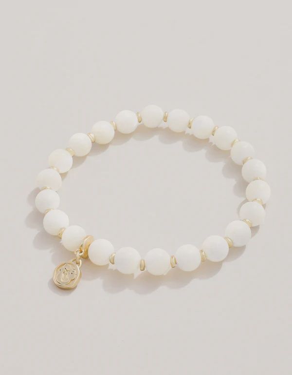Bryant Stretch Bracelet 8mm Mother-of-Pearl