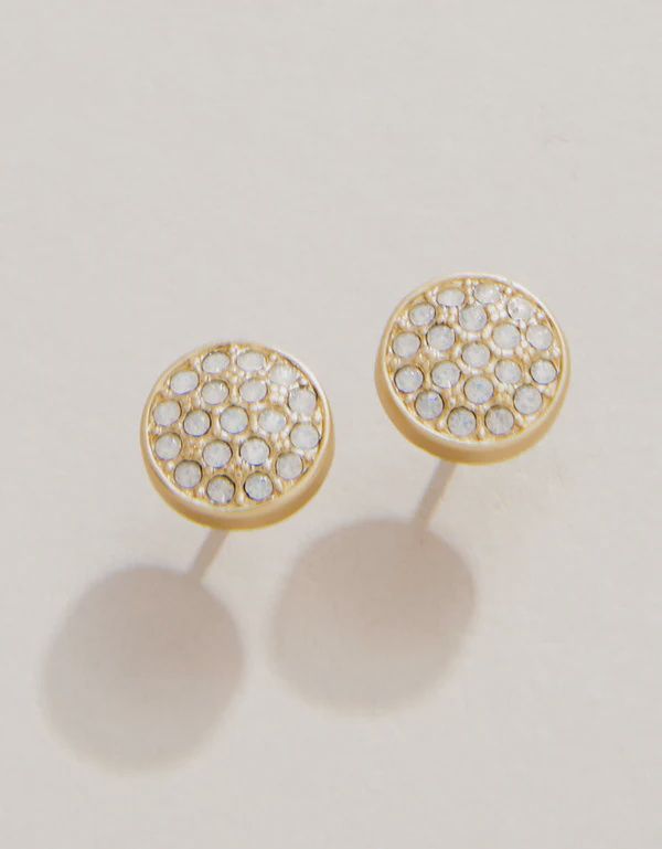 Sea La Vie Stud Earrings Stronger/Pavé Disk