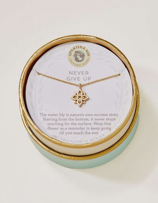 Sea La Vie Necklace Never Give Up/Lotus