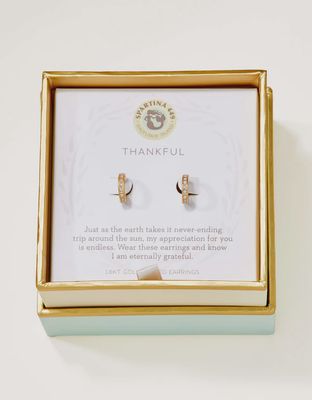 Sea La Vie Thankful/Ring Hoop Earrings