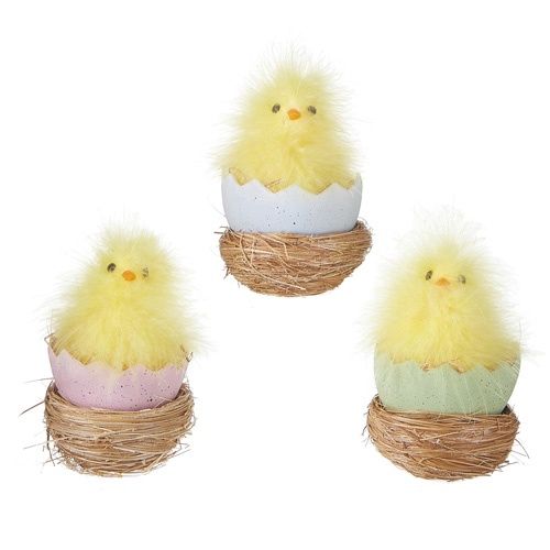 5&quot; Hatched Chick in Nest