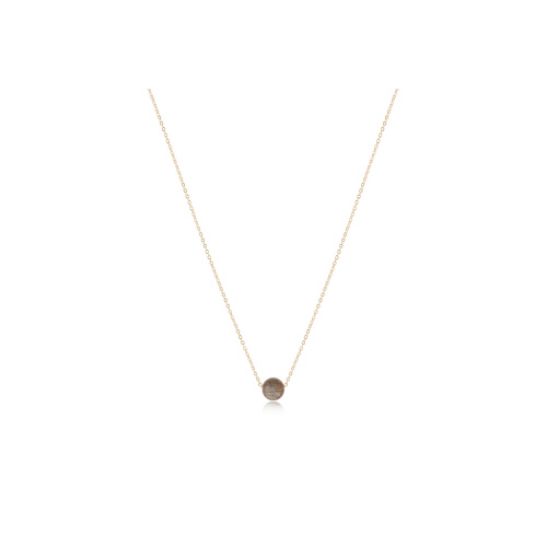 16&quot; Necklace Gold - Admire Labradorite