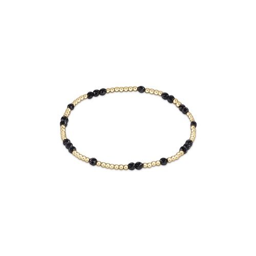 Hope Unwritten Gemstone Bracelet - Faceted Hematite