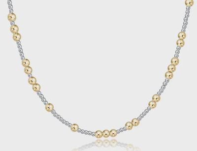 Choker Beaded - Hope Unwritten Mixed Metal 4mm