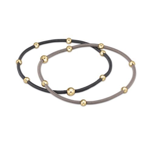 &quot;e&quot;ssentials Bracelet Stack of 2 -  Holy Smokes