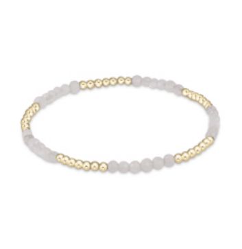 Blissful Pattern 2.5mm Bead Bracelet - Labradorite