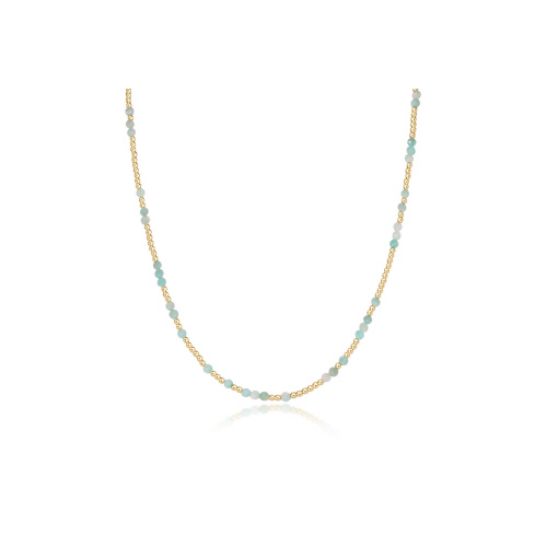 15&quot; Choker Hope Unwritten Gemstone - Amazonite