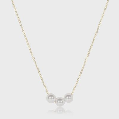16" Necklace Gold - Joy Pearl