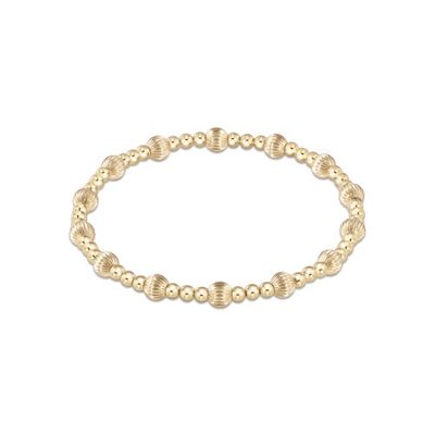 Extends Dignity Sincerity Gold 6mm Bracelet