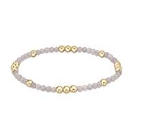 Worthy Pattern 3mm Bead Bracelet - Labradorite