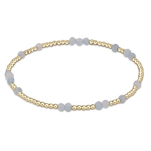 Hope Unwritten Gemstone Bracelet - Aquamarine